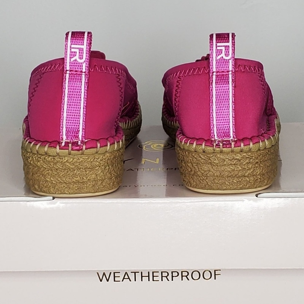 Taryn Rose Quincy Shiny Scuba Espadrilles - Picture 3 of 5